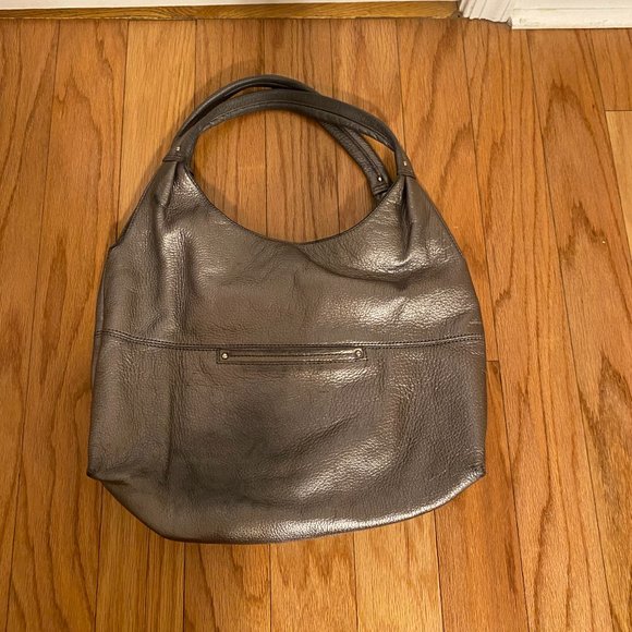 Michael Kors Large Metallic Hobo Shoulder Bag - Picture 4 of 9